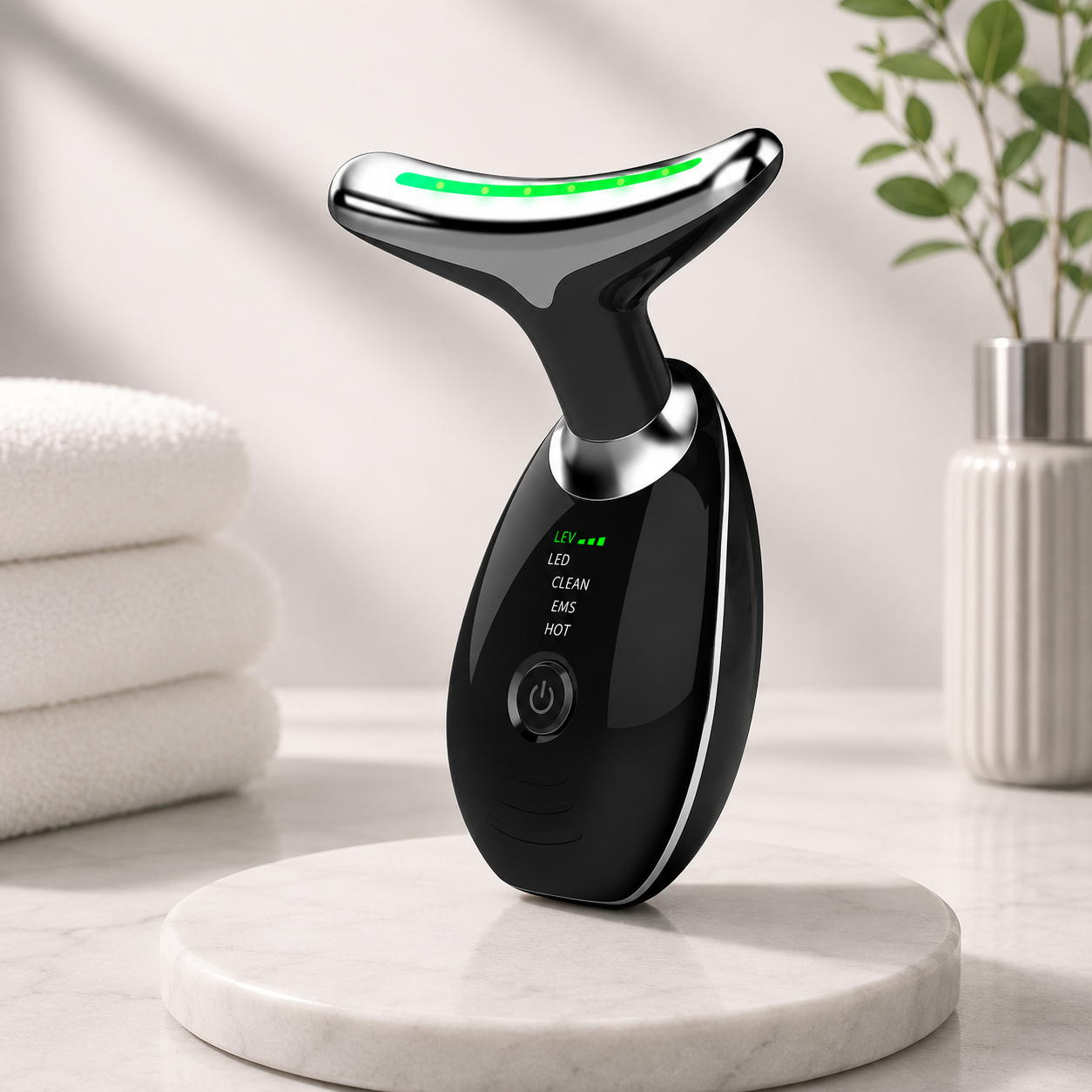Furvella GlowLift Pro™ – 7-Color LED Facial & Neck Massager