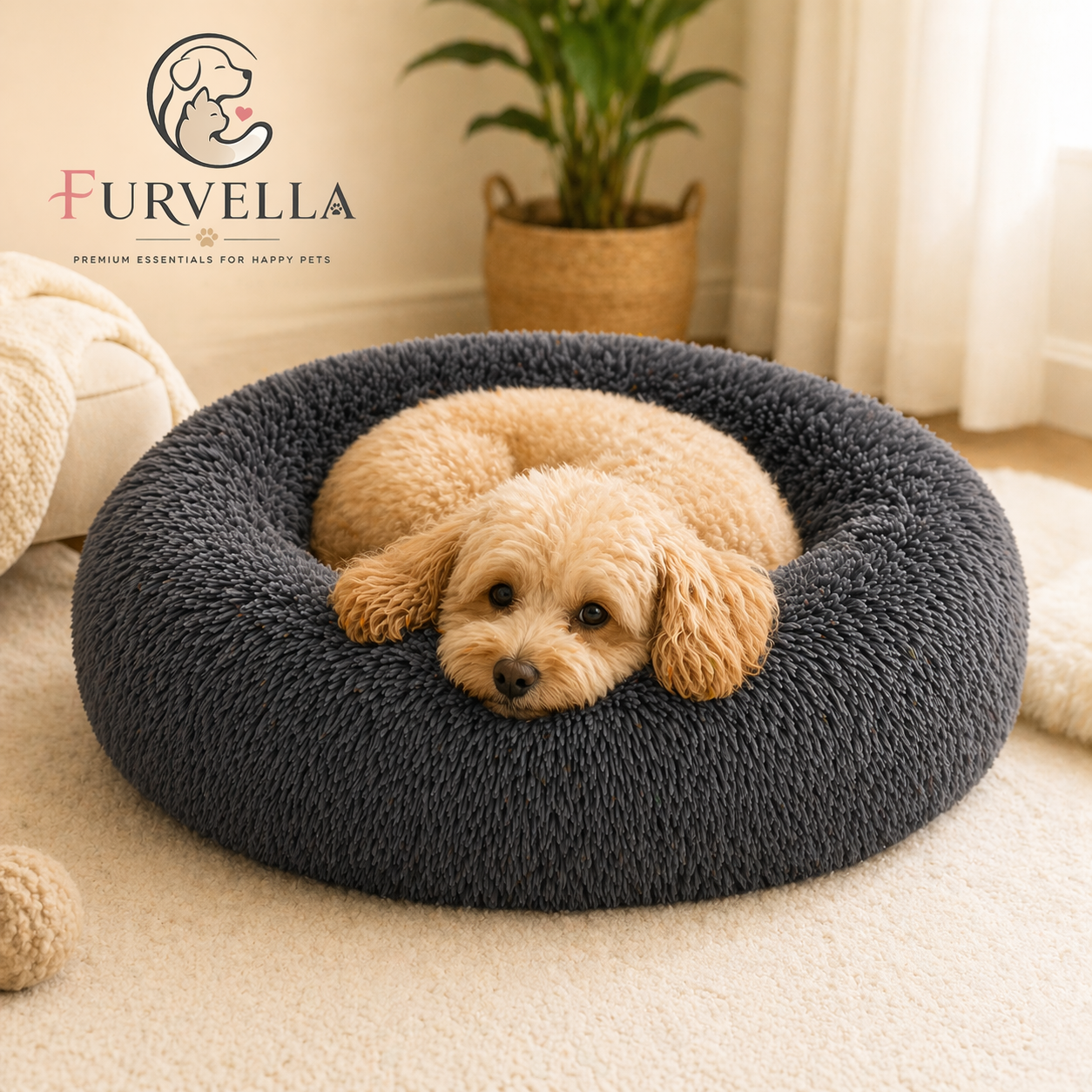 Furvella™ CozyNest Bed