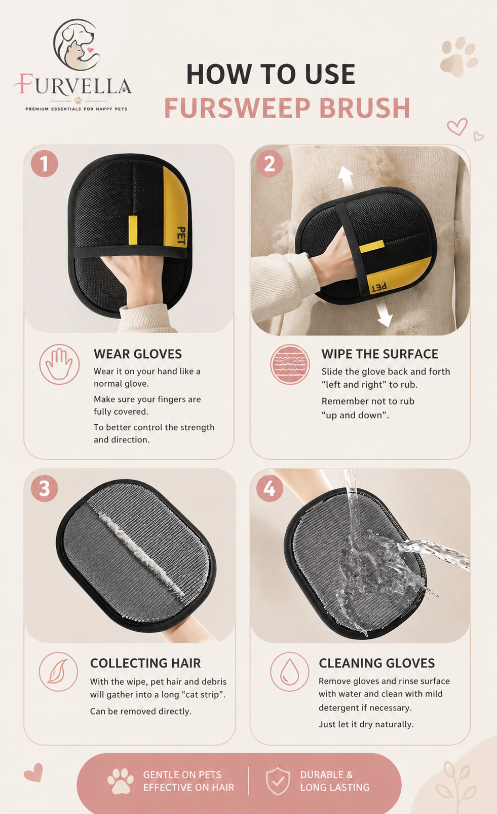 Furvella™ FurSweep Brush