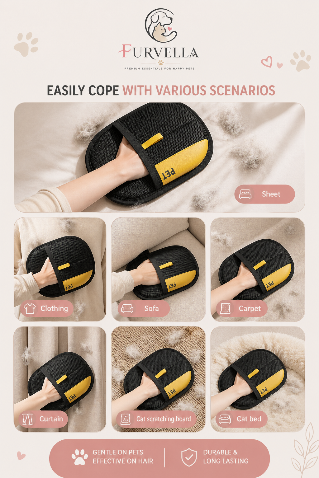 Furvella™ FurSweep Brush