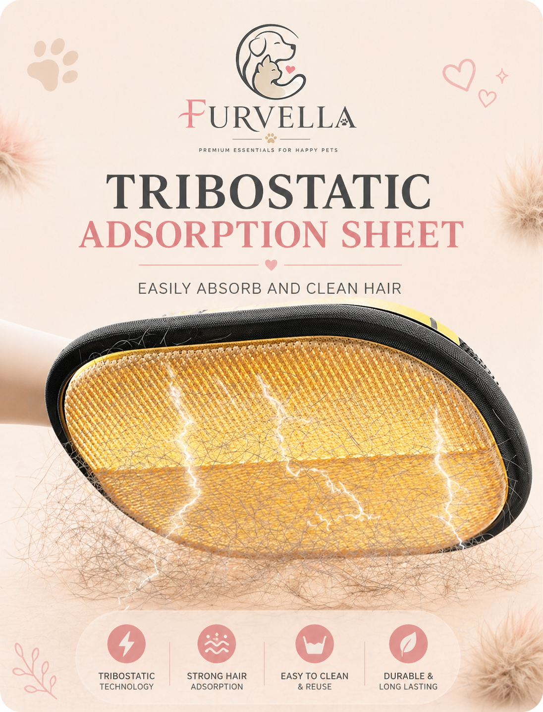 Furvella™ FurSweep Brush